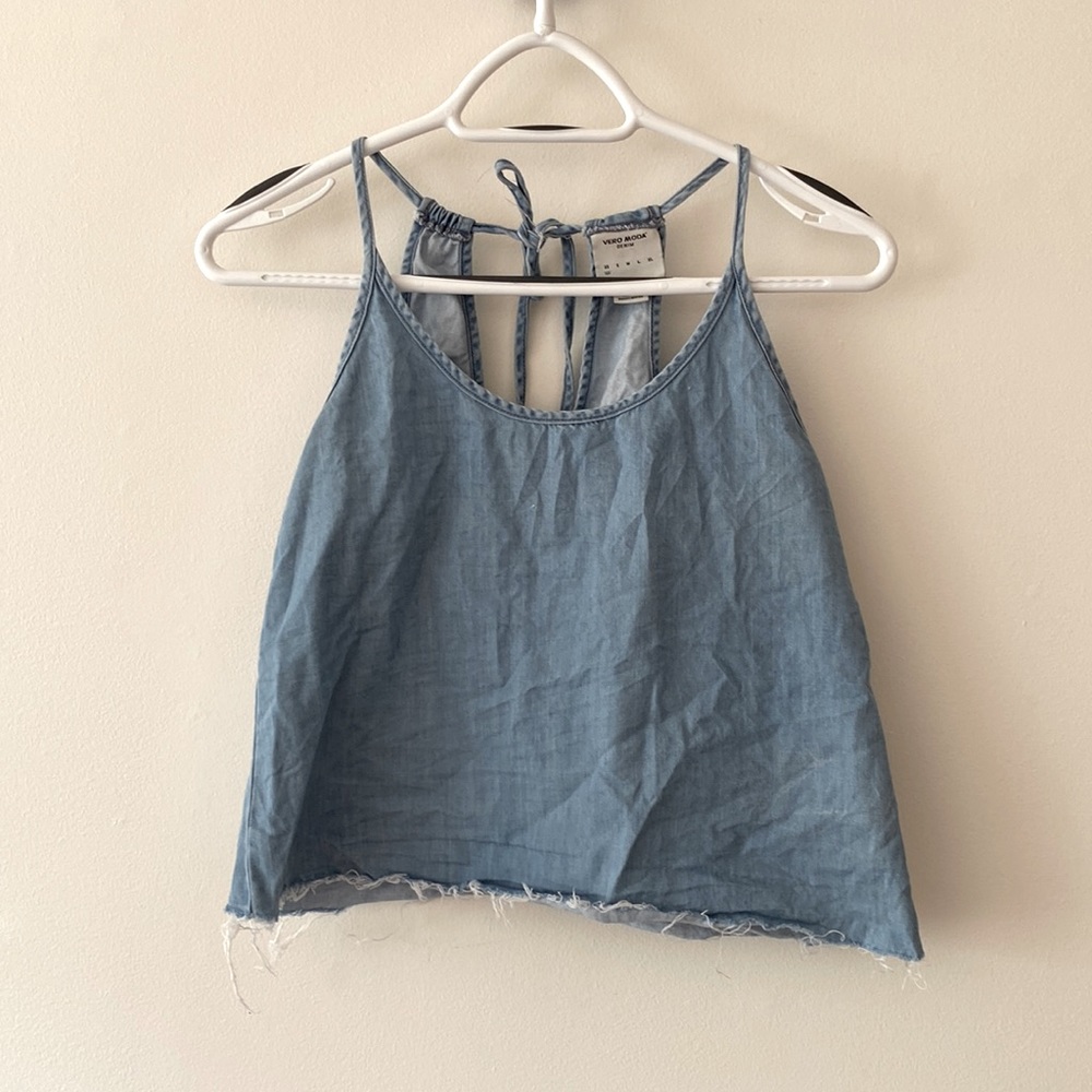 Denim top
